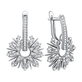 Серьги Talant - Серебро 925, Фианит (арт. 14-72-0001-17340)