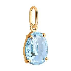 Подвеска SOKOLOV - Золото 375, Топаз (арт. 37732144)