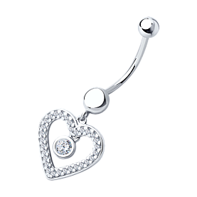 Пирсинг SOKOLOV - Серебро 925, Фианит (арт. 94060088)