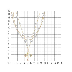 Колье SOKOLOV - Серебро 925, Жемчуг синтетический (арт. 93070152)