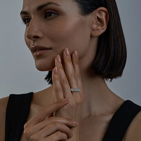 Кольцо SOKOLOV - Серебро 925, Фианит (арт. 94013820)