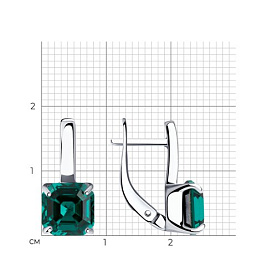 Серьги SOKOLOV - Серебро 925, Кристалл (арт. 94024046)