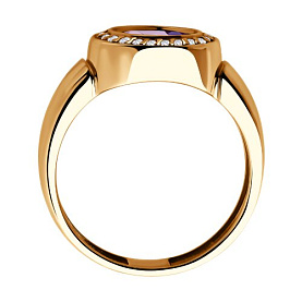 Кольцо SOKOLOV - Серебро 925, Аметист, Фианит (арт. 92014555)