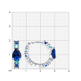 Серьги SOKOLOV - Серебро 925, Фианит (арт. 94026873)