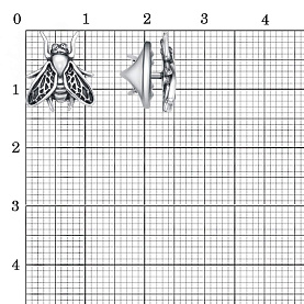 Брошь Красная пресня - Серебро 925 (арт. 13017324)