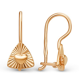 Серьги ЮФ Династия - Золото 585 (арт. 013682-1010)