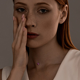 Колье SOKOLOV - Серебро 925, Аметист (арт. 92070054)