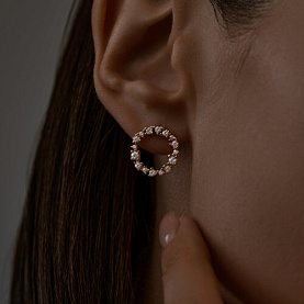 Серьги SOKOLOV - Серебро 925, Фианит (арт. 93021169)