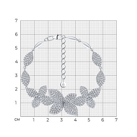 Браслет SOKOLOV - Серебро 925, Фианит (арт. 94051574)