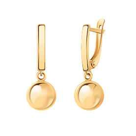 Серьги Атолл - Золото 585 (арт. 21010)