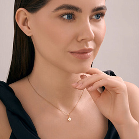 Подвеска SOKOLOV - Золото 375, Фианит (арт. 036699-4)