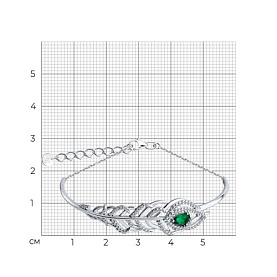 Браслет SOKOLOV - Серебро 925, Фианит (арт. 94051246)