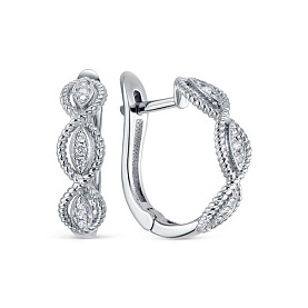 Серьги Platinum Lab. - Платина 950 (арт. ПС-281-01)