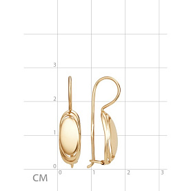 Серьги ЮФ Династия - Золото 375 (арт. 011502-5000)