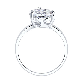 Кольцо SOKOLOV - Серебро 925, Фианит (арт. 94014402)