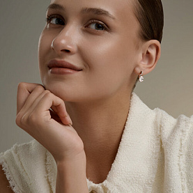 Серьги Diamant - Серебро 925, Фианит (арт. 93-120-00204-1)