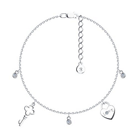 Браслет SOKOLOV - Серебро 925, Фианит (арт. 94050581)