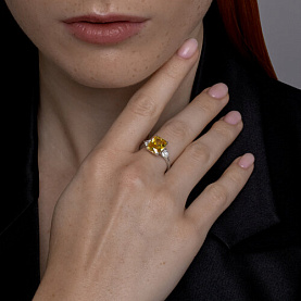 Кольцо SOKOLOV - Серебро 925, Фианит (арт. 94014219)