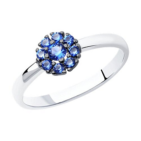 Кольцо SOKOLOV - Серебро 925, Фианит (арт. 94011711)