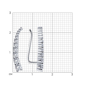 Серьги SOKOLOV - Серебро 925, Фианит (арт. 94027792)