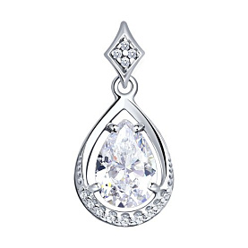 Подвеска SOKOLOV - Серебро 925, Фианит (арт. 94031793)