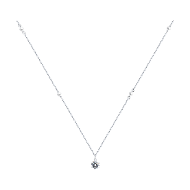 Колье SOKOLOV - Серебро 925, Жемчуг имитация, Фианит (арт. 94070614)