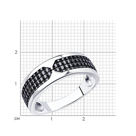 Кольцо SOKOLOV - Серебро 925, Фианит (арт. 94013626)