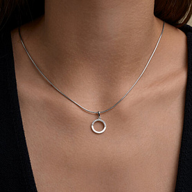 Подвеска Diamant - Серебро 925, Фианит, Эмаль (арт. 94-130-00241-1)