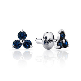 Серьги Platinum Lab. - Платина 950 (арт. ПС-321С-02)