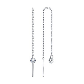 Серьги SOKOLOV - Серебро 925, Фианит (арт. 94025760)