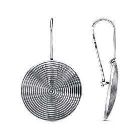 Серьги Красная пресня - Серебро 925 (арт. 33013242)