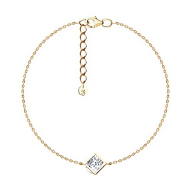 Браслет SOKOLOV - Серебро 925, Фианит (арт. 93050227)