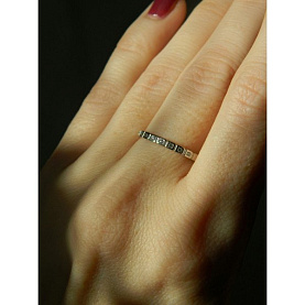 Кольцо Галатея - Серебро 925, Фианит (арт. 2850.1)