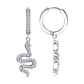 Серьги SOKOLOV - Серебро 925, Фианит (арт. 94025955)