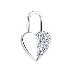 Подвеска SOKOLOV - Серебро 925, Фианит (арт. 94033121)