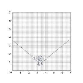 Колье SOKOLOV - Серебро 925, Фианит (арт. 94070092)