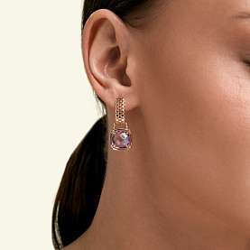 Серьги SOKOLOV - Золото 585, Аметист (арт. 729436)