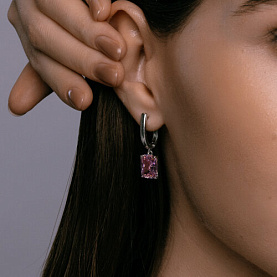 Серьги SOKOLOV - Серебро 925, Фианит (арт. 94026747)