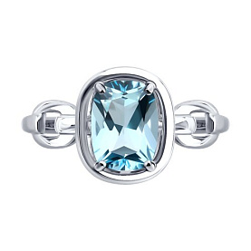 Кольцо SOKOLOV - Серебро 925, Топаз (арт. 92014893)