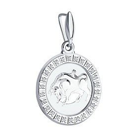 Подвеска SOKOLOV - Серебро 925, Фианит (арт. 94031384)