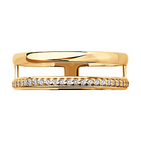 Кольцо SOKOLOV - Серебро 925, Фианит (арт. 93010868)