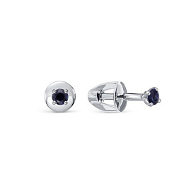 Серьги Platinum Lab. - Платина 950 (арт. ПС-010С-01)