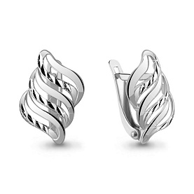 Серьги Аквамарин - Серебро 925 (арт. 31567.5)