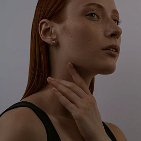 Серьга SOKOLOV - Серебро 925, Фианит (арт. 94170143)