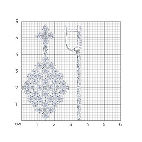 Серьги SOKOLOV - Серебро 925, Фианит (арт. 94027034)