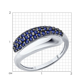 Кольцо SOKOLOV - Серебро 925, Фианит (арт. 94014833)