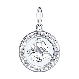 Подвеска SOKOLOV - Серебро 925, Фианит (арт. 94031390)