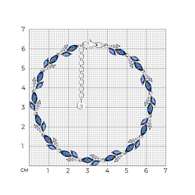 Браслет SOKOLOV - Серебро 925, Фианит (арт. 94051189)