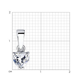 Подвеска SOKOLOV - Серебро 925, Фианит (арт. 94031465)