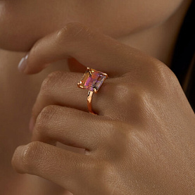 Кольцо SOKOLOV - Серебро 925, Фианит (арт. 92014377)